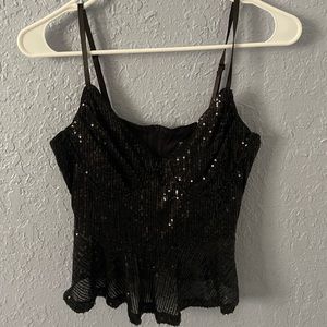 Sparkly crop top